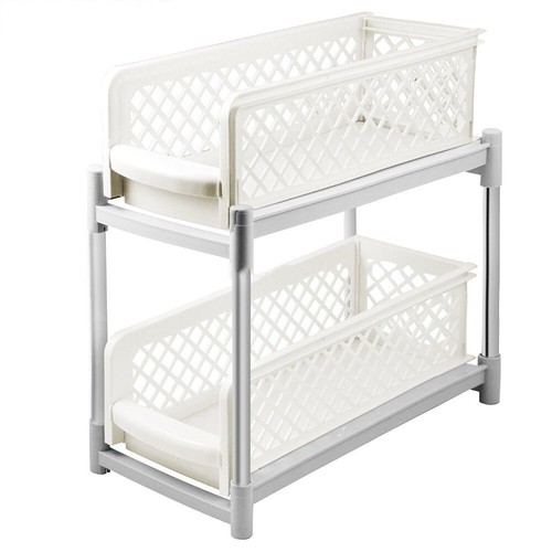 Tier storage basket bathroom - 2,