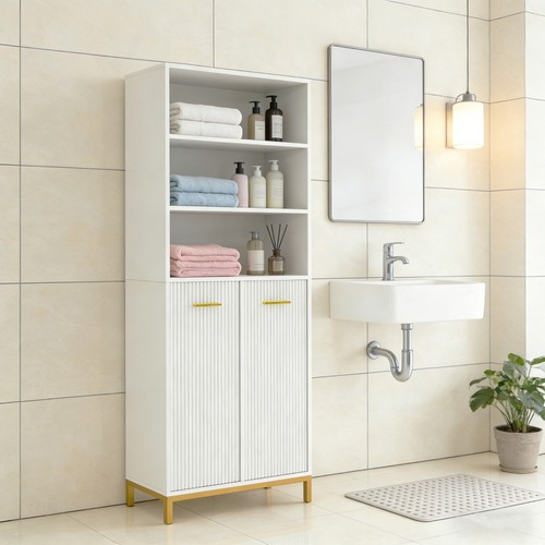 Bathroom tall storage cabinet - bathroom,
