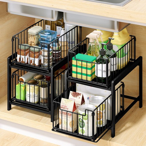 Tier under sink organizer - under,